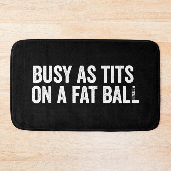 Item preview, Train Guy - Busy as tits on a fat ball designed and sold by Craftaholic.