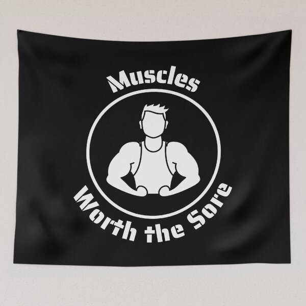 Item preview, Muscles - Worth the Sore designed and sold by CreativTEES !.
