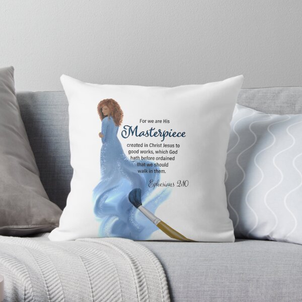 His Masterpiece Throw Pillow