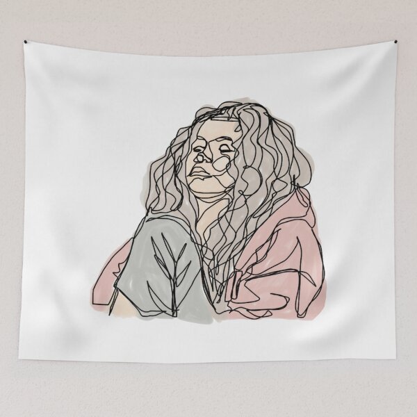 Item preview, Rue - continuous line work - Euphoria designed and sold by DionShields.