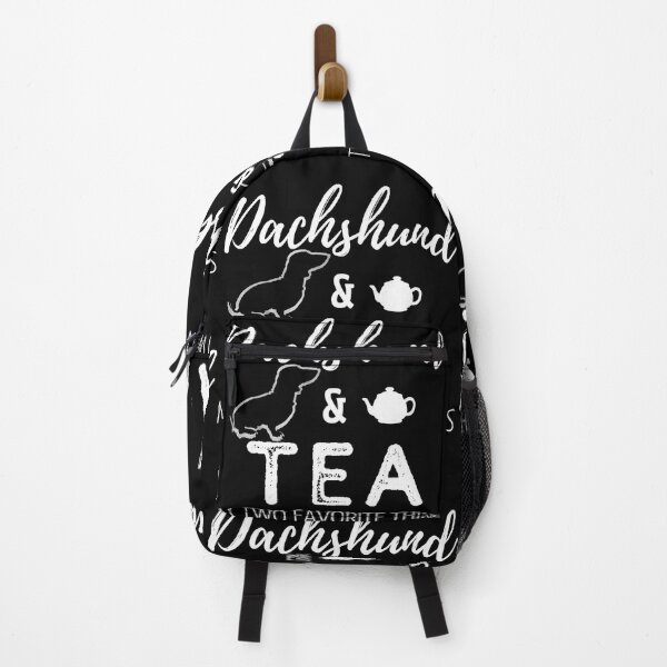 Item preview, Dachshund & Tea Print | black designed and sold by TheDachshund.