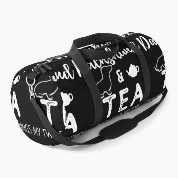 Item preview, Dachshund & Tea Print | black designed and sold by TheDachshund.