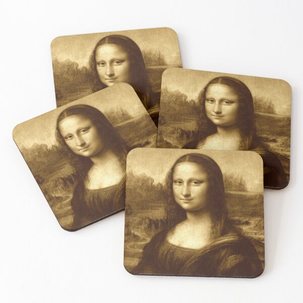 Item preview, Sepia Mona Lisa designed and sold by SimpleJoyStyle.