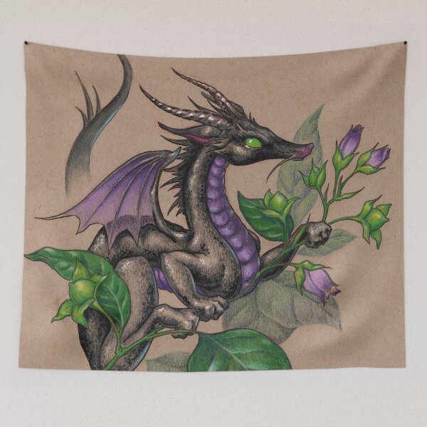 Item preview, BellaDonna Dragon (Another Bitty Dragon) designed and sold by justteejay.
