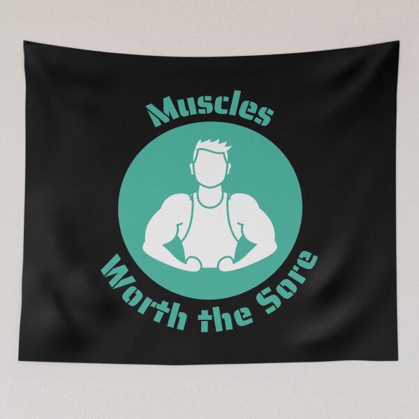 Item preview, Muscles - Worth the Sore designed and sold by CreativTEES !.
