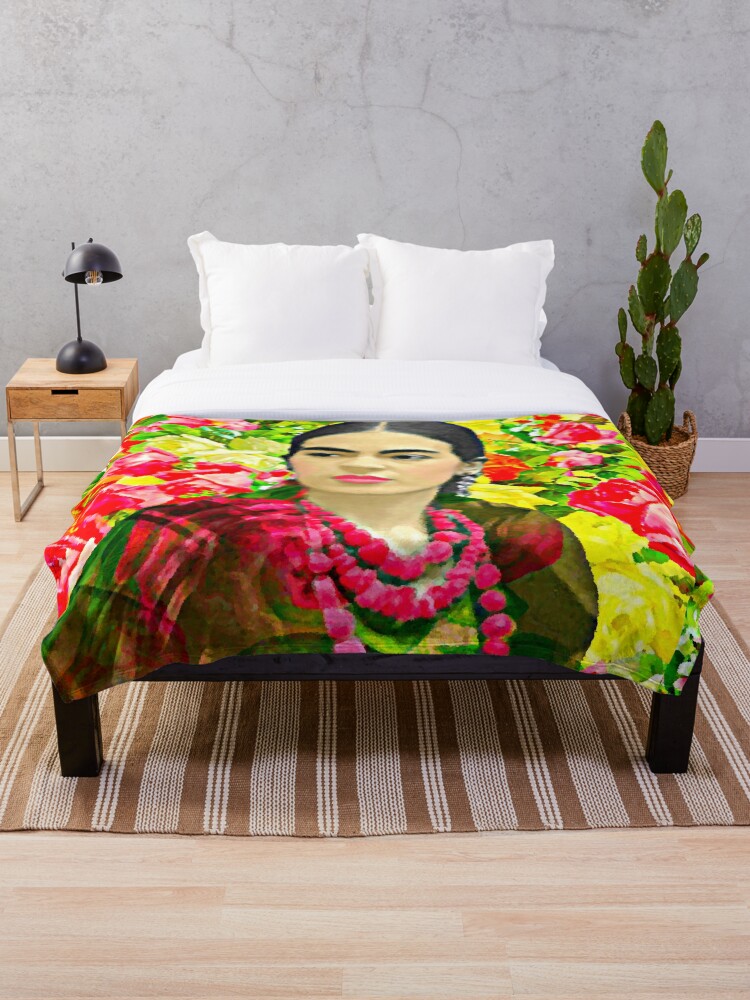 Frida kahlo throw discount blanket