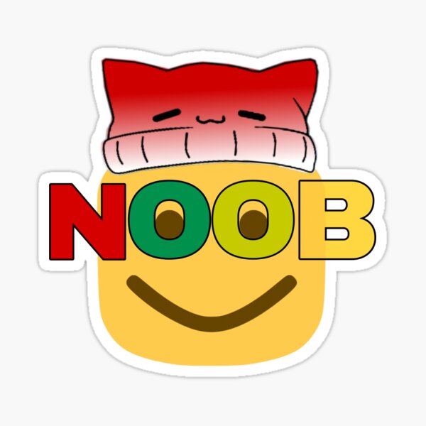 NOOB Newbie Newb Noobs Gamer 80s Retro - Noob - Sticker