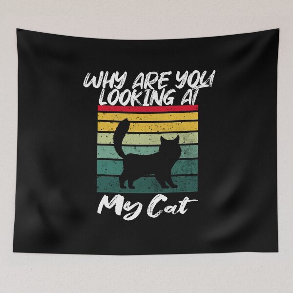 Item preview, why are you looking at my cat designed and sold by LEByasser.