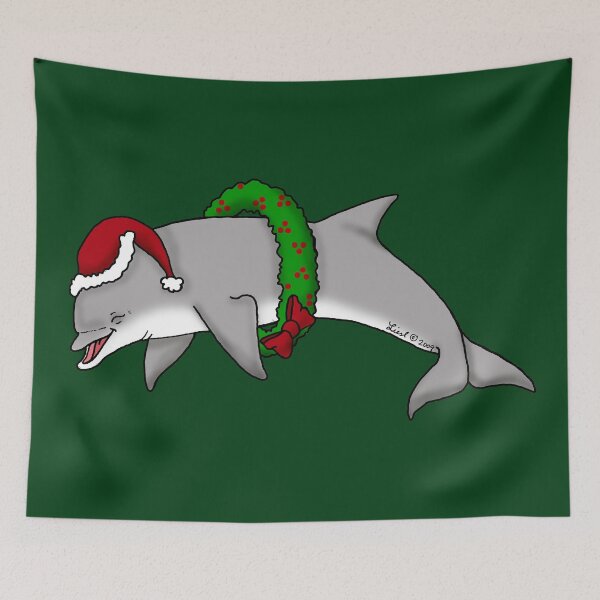 Item preview, Christmas Dolphin designed and sold by sharkbait83.