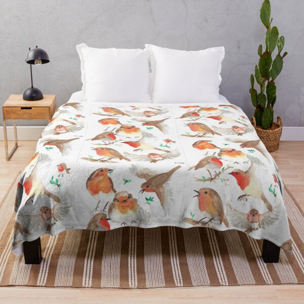 Item preview, Watercolour Robins designed and sold by KatysLandscapes.