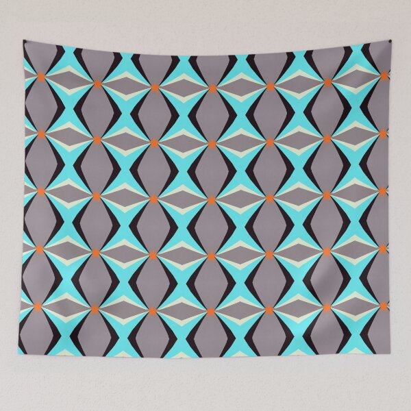 Item preview, Geometric Sky Blue and Black designed and sold by PlanetLucky.