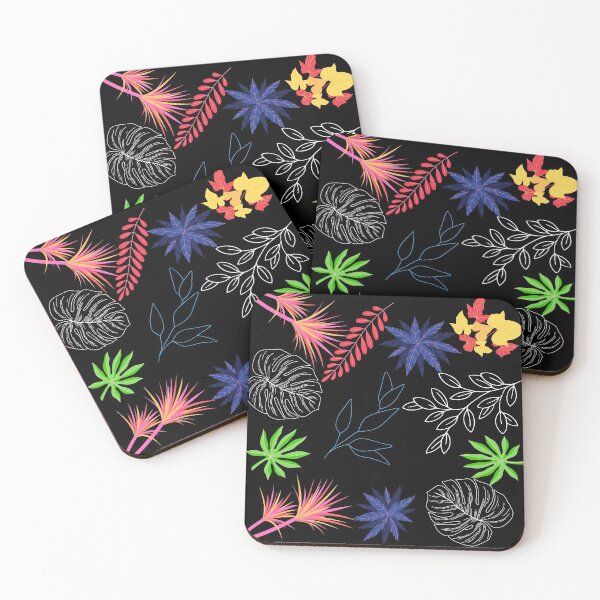 Item preview, Tropical Leaves in Black II designed and sold by kosethk.