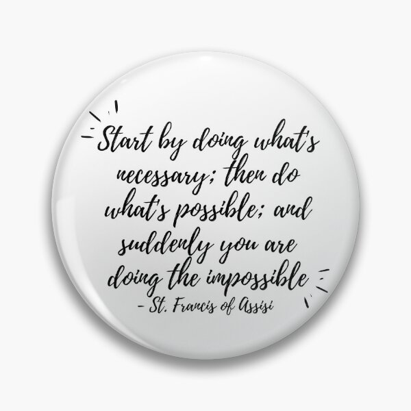 Item preview, Start by doing what's necessary (black text) designed and sold by Grace Feucht.