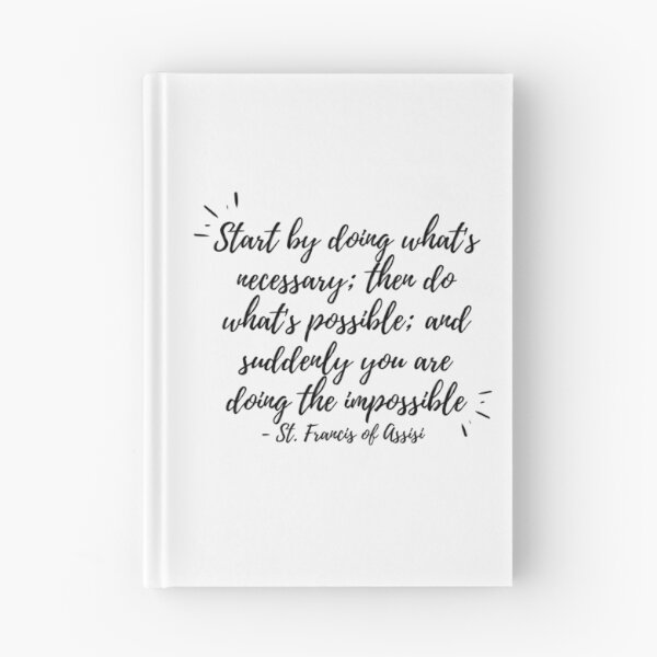 Item preview, Start by doing what's necessary (black text) designed and sold by Grace Feucht.