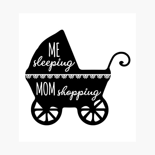 Item preview, BABY SLEEPING MAMA SHOPPING designed and sold by HAIFAHARIS.
