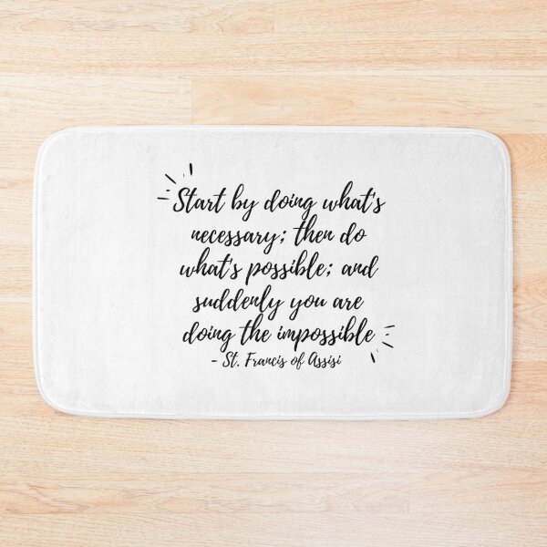 Item preview, Start by doing what's necessary (black text) designed and sold by Grace Feucht.