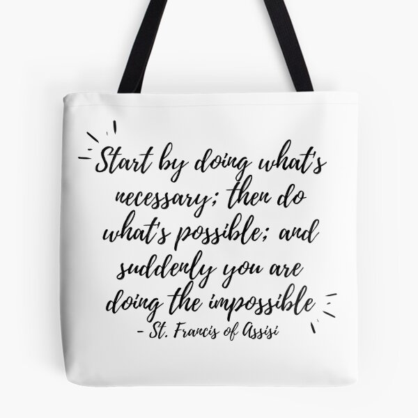 Item preview, Start by doing what's necessary (black text) designed and sold by Grace Feucht.