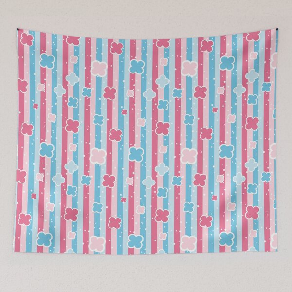 Item preview, Stripes and Flowers Pattern designed and sold by simpleones.