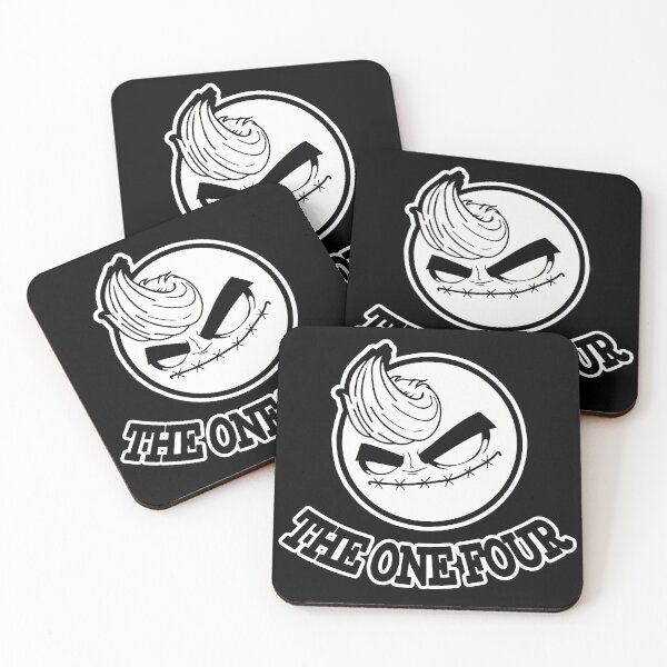 Item preview, THE ONE FOUR - Black & White Custom Emoji Print designed and sold by theonefour.