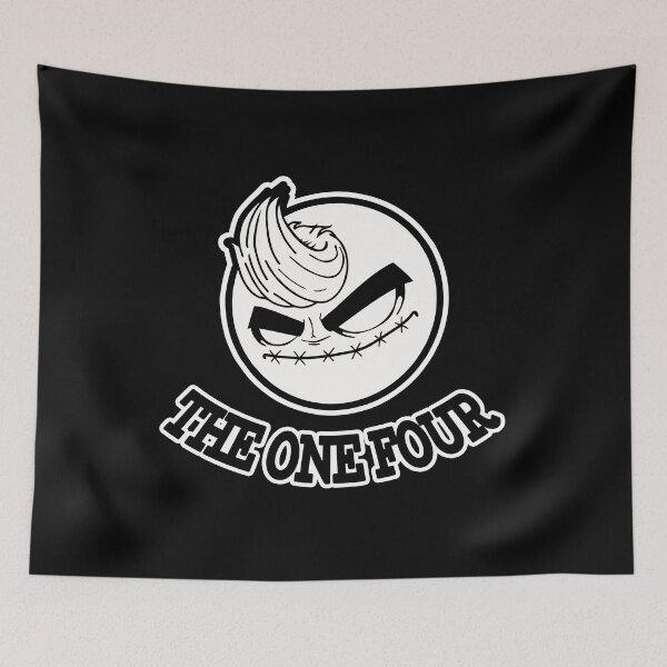Item preview, THE ONE FOUR - Black & White Custom Emoji Print designed and sold by theonefour.