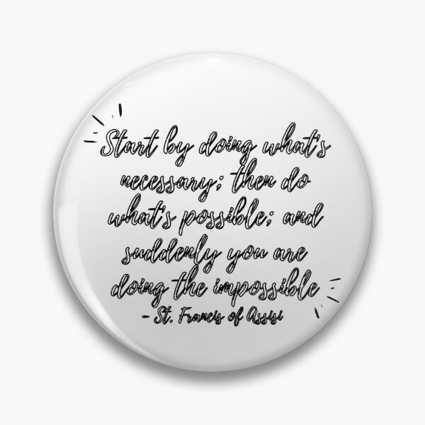 Item preview, Start by doing what's necessary (black hollow text) designed and sold by Grace Feucht.