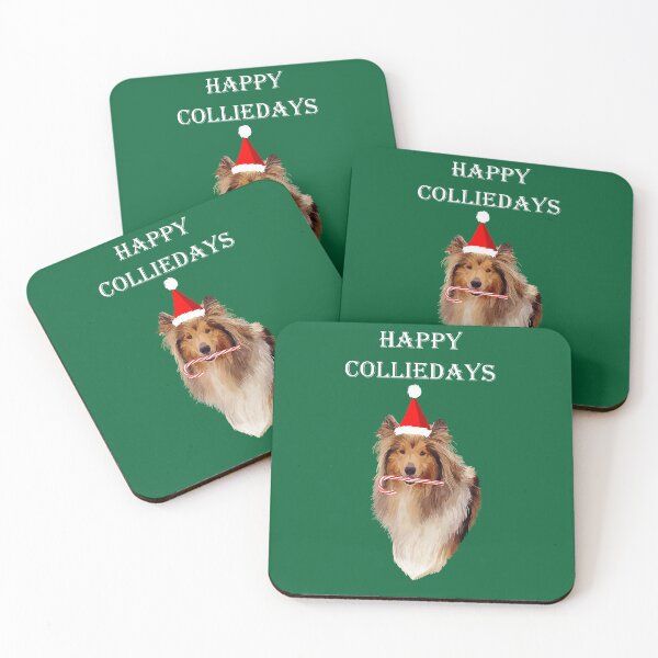 Item preview, Happy Colliedays Christmas Collie  designed and sold by Deborah Camp.