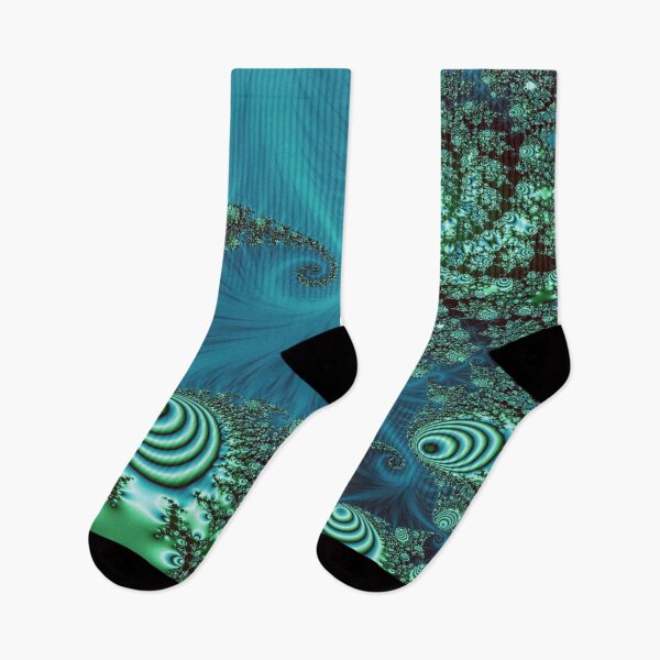 Item preview, Under the Sea | Teal Green Fractals | Aquatic Inspired | Classy Fractal Art designed and sold by JillyJ05.