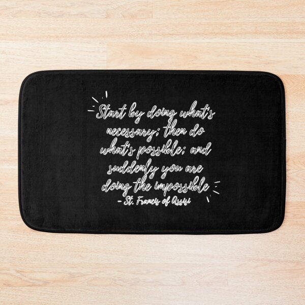 Item preview, Start by doing what's necessary (white hollow text) designed and sold by Grace Feucht.