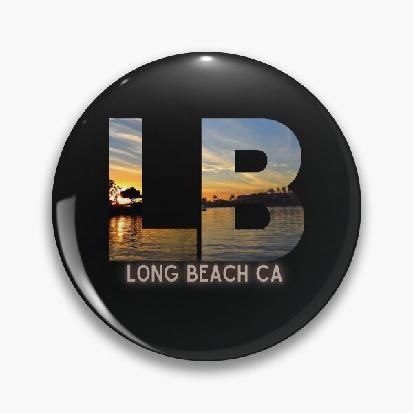 Item preview, LONG BEACH California Sunset LB CA Logo Photography By Concetta Ellis designed and sold by concettaellis.