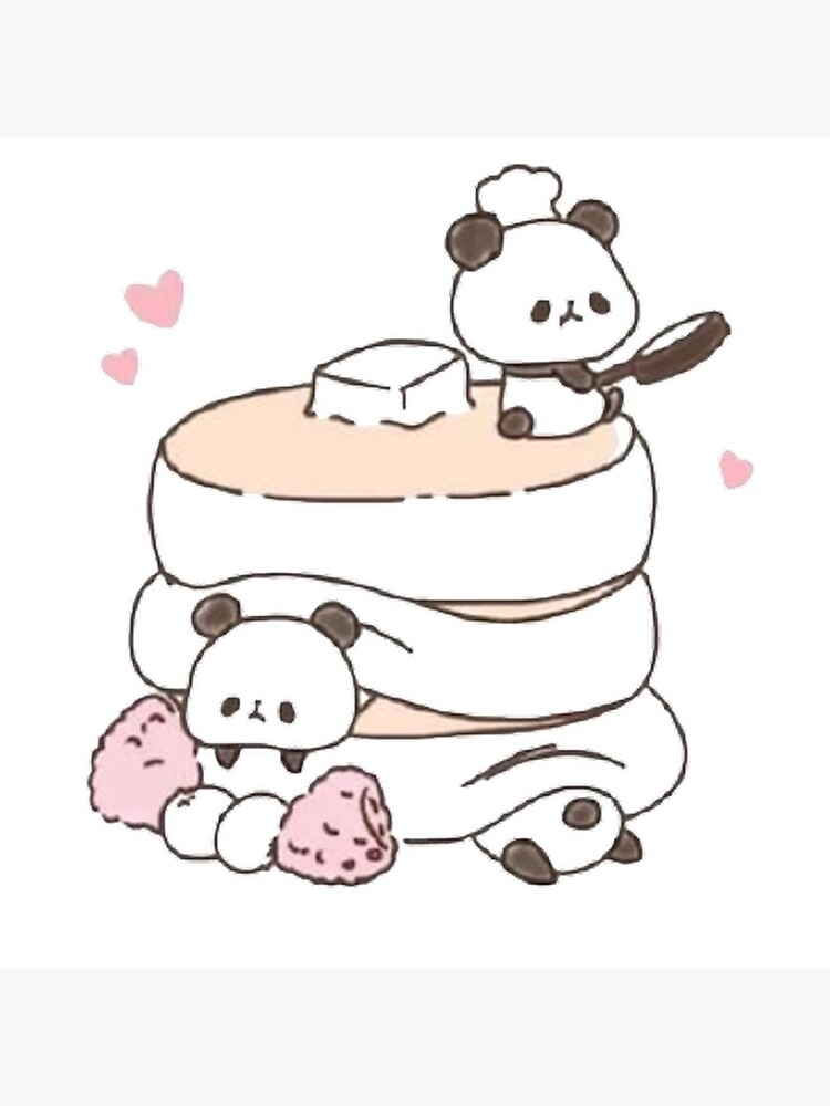 Keshikko Puffy Stickers - Kawaii Panda - Making Life Cuter