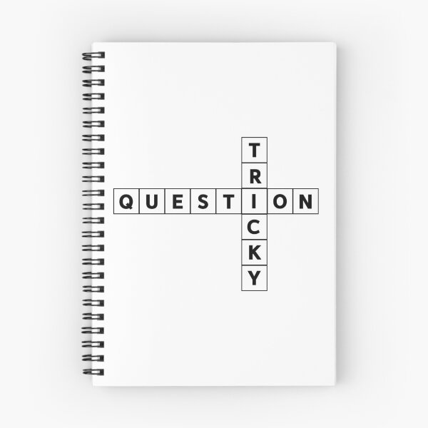 Item preview, Tricky Question Crossword designed and sold by Wachi-A.