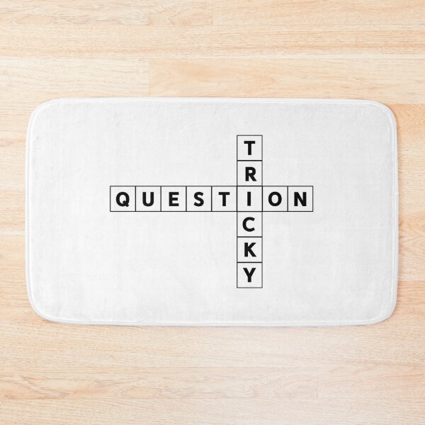 Item preview, Tricky Question Crossword designed and sold by Wachi-A.