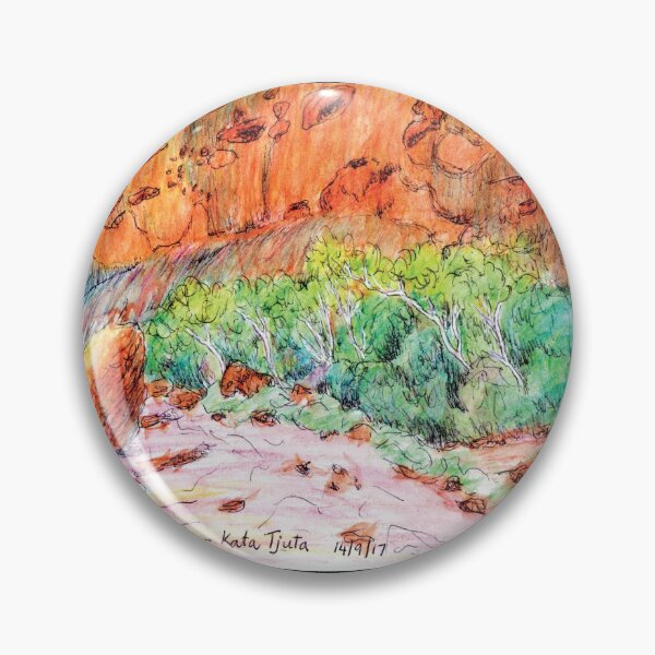 Item preview, Australian Scene - Walpa Gorge - Kata Tjuta (The Olgas), NT, Aus. designed and sold by Anne Huth.