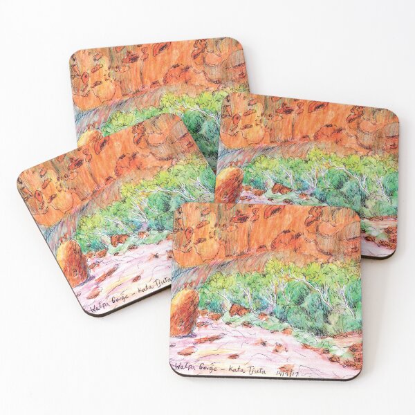 Item preview, Australian Scene - Walpa Gorge - Kata Tjuta (The Olgas), NT, Aus. designed and sold by Anne Huth.