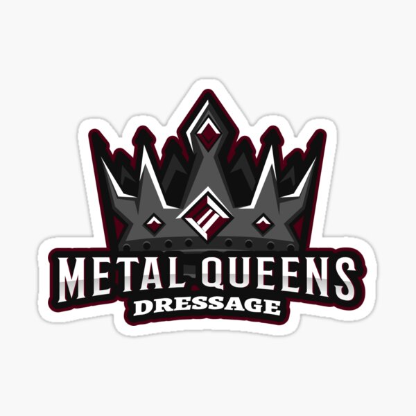 Metal Queens Dressage - Star Stable Sticker
