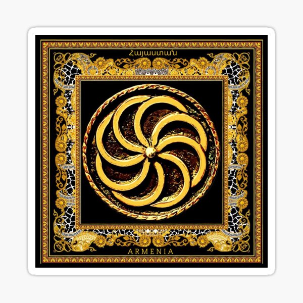 Armenian eternity sign Հայկական հավերժության նշան Sticker