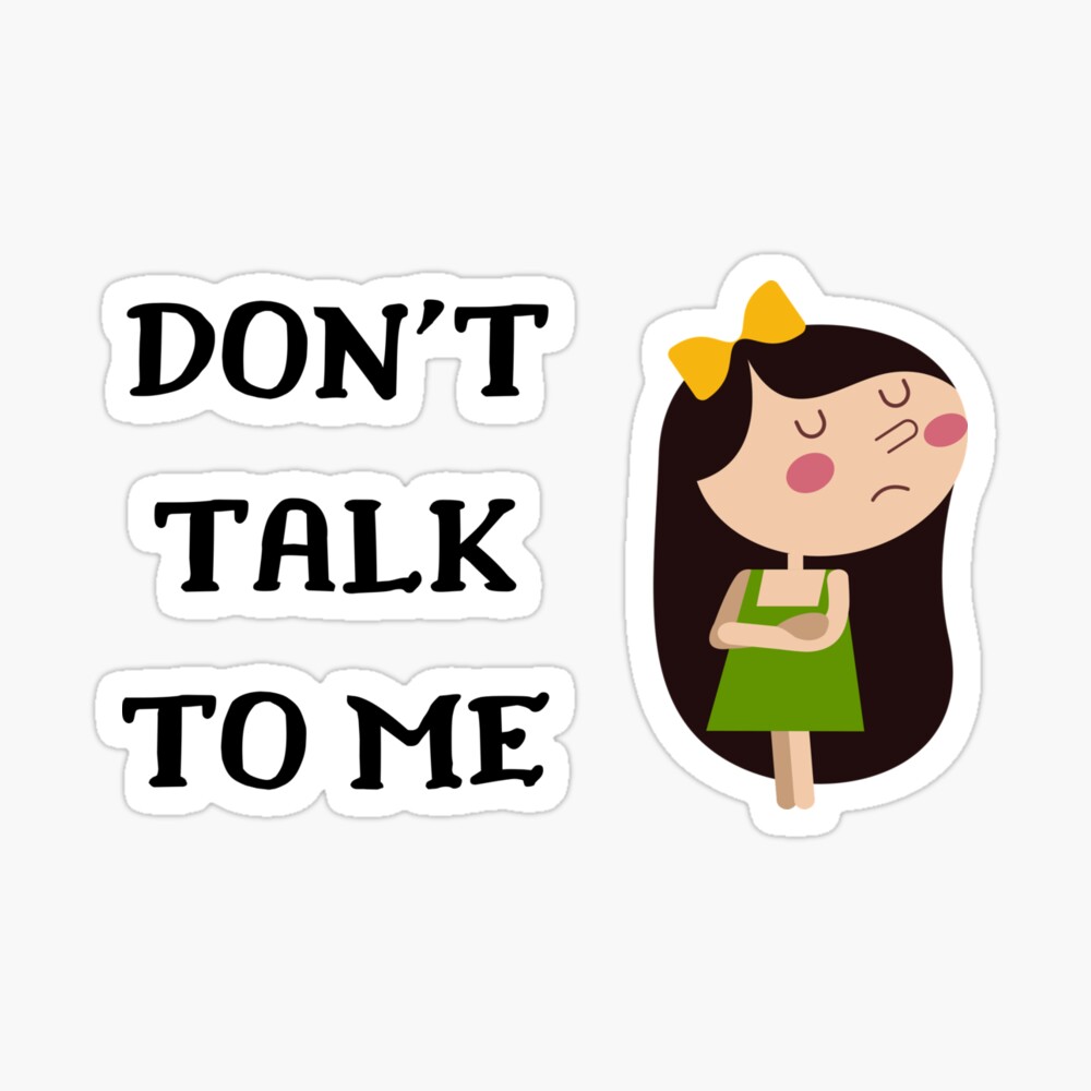 Angry Baby Don T Talk To Me Poster By Daguilon Redbubble