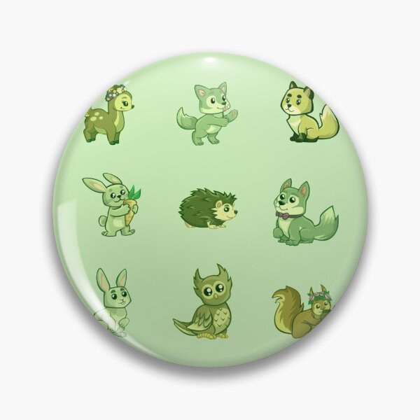 Item preview, Green Mixed Wild Animals Variety Pack designed and sold by everything4eva.