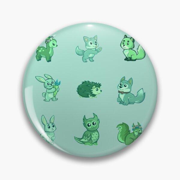 Item preview, Turquoise Mixed Wild Animals Variety Pack designed and sold by everything4eva.