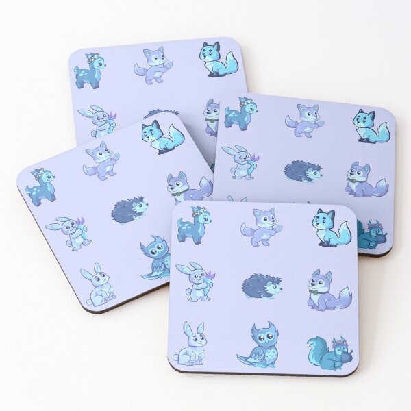 Item preview, Blue Mixed Wild Animals Variety Pack designed and sold by everything4eva.