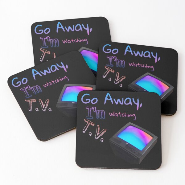 Item preview, Go Away, I’m watching T.V. designed and sold by Ichi9719.