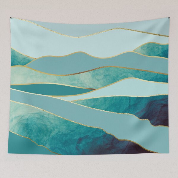 Item preview, Teal Landscape designed and sold by UrbanEpiphany.