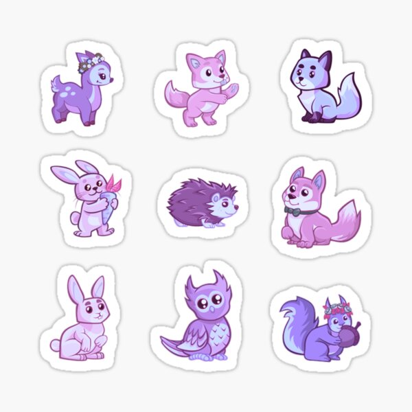 Animal Mini Stickers - Variety Pack