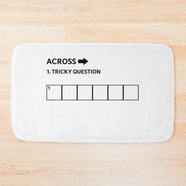 Item preview, Tricky Question Crossword designed and sold by Wachi-A.