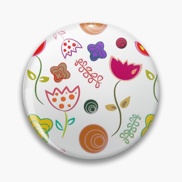 Item preview, Ornamental Flowers Pattern on White designed and sold by simpleones.