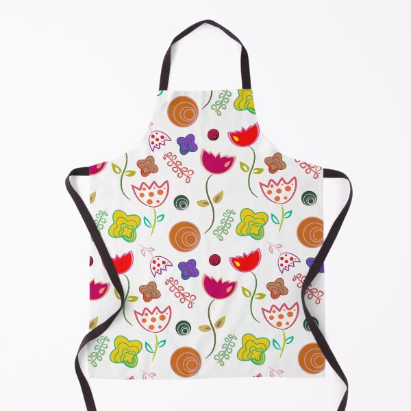 Item preview, Ornamental Flowers Pattern on White designed and sold by simpleones.