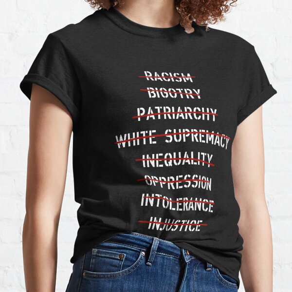 Item preview, anti racism bigotry patriarchy white supremacy inequality oppression intolerance injustice antifascist hasan piker (white) designed and sold by cameronbaba.