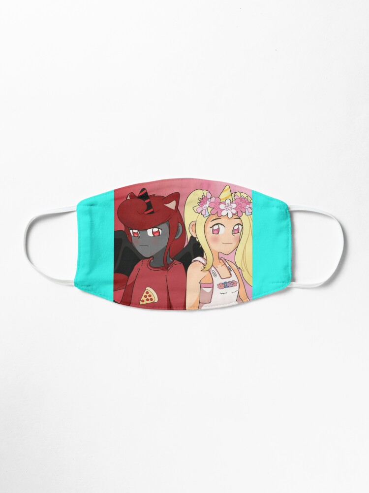 Sanna And Moody Iamsanna Loves Unicorns Roblox Sky Blue Mask By Totkisha1 Redbubble - sanna roblox age