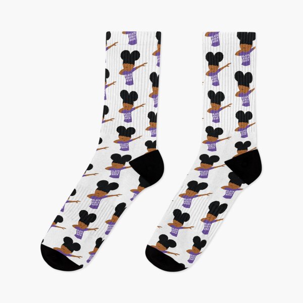 Item preview, Black Girls Rock Dabbing With Afro Puffs designed and sold by blackartmatters.