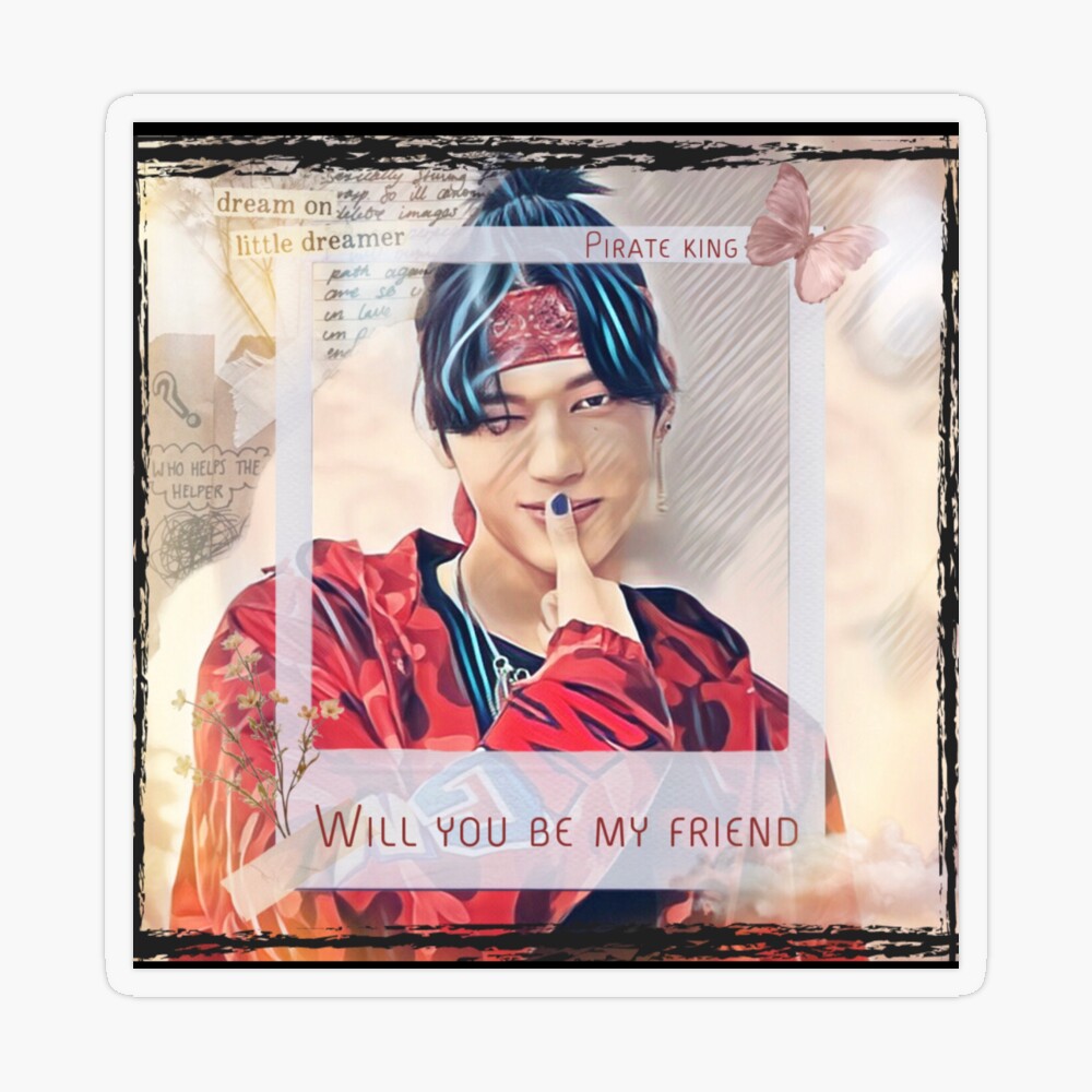 ATEEZ Pirate King - Will you be my friend? Stickers by totomagoto, Redbubble